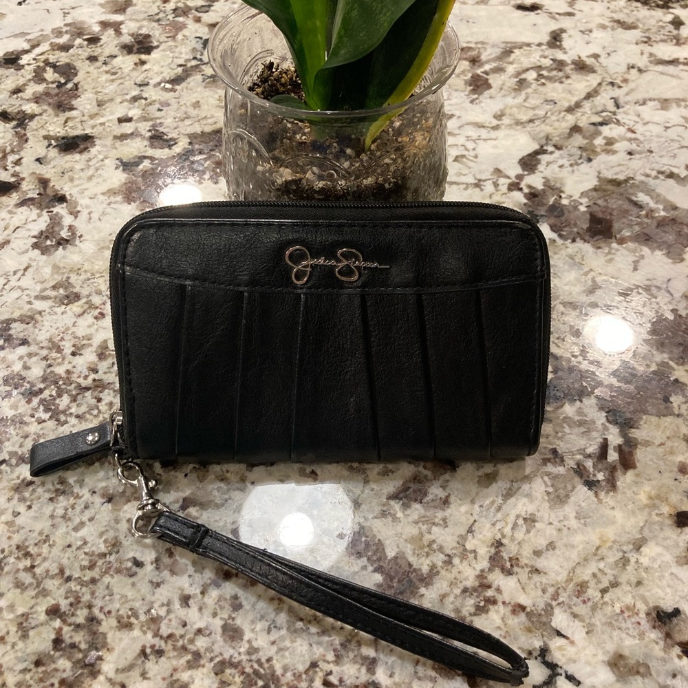 Black clutch/wristlet
